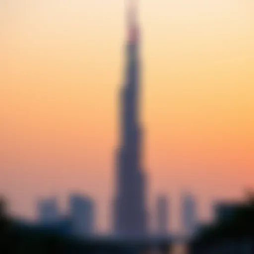 Majestic Tower Glowing in Early Light Majestic Tower at sunrise