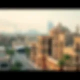 Stunning view of Manazel Nad Al Sheba's architecture