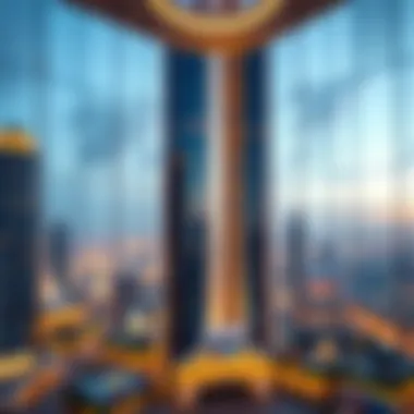 Interior Design of Maya 1 Tower Interior design elements of Maya 1 Tower reflecting contemporary architecture.