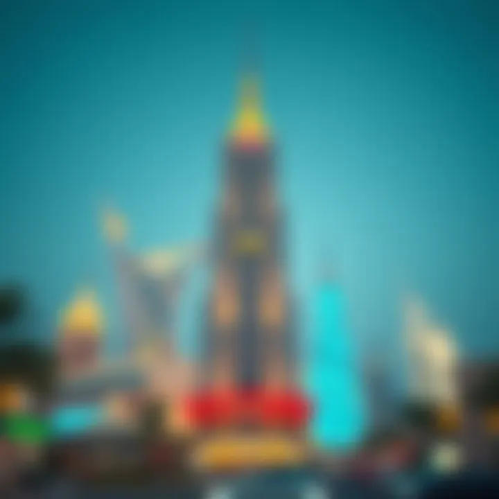 Architectural Landmarks in Maydan Dubai Architectural landmarks in Maydan Dubai featuring innovative designs and structures