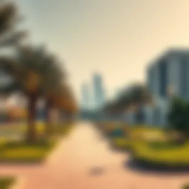 Beautiful parks and recreational spaces in Mazaya 10B