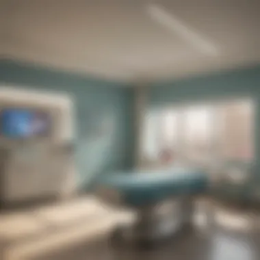 Patient care room designed for comfort and efficiency