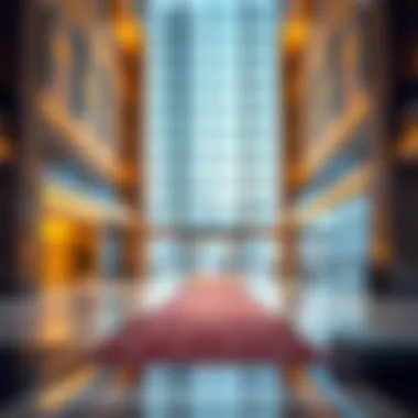 Meera Tower: Lobby and Entrance Luxurious lobby area of Meera Tower