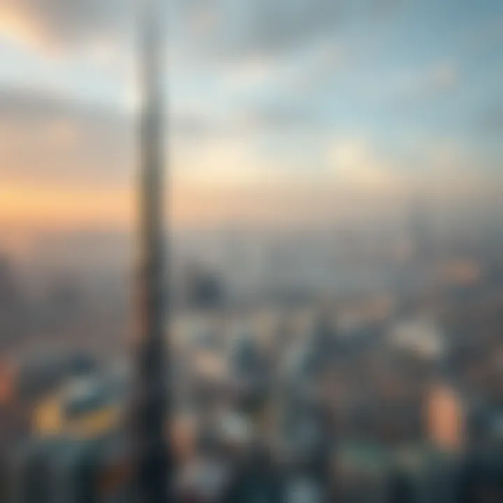 Meera Tower: Dubai Skyline Overview Panoramic view of Dubai from Meera Tower