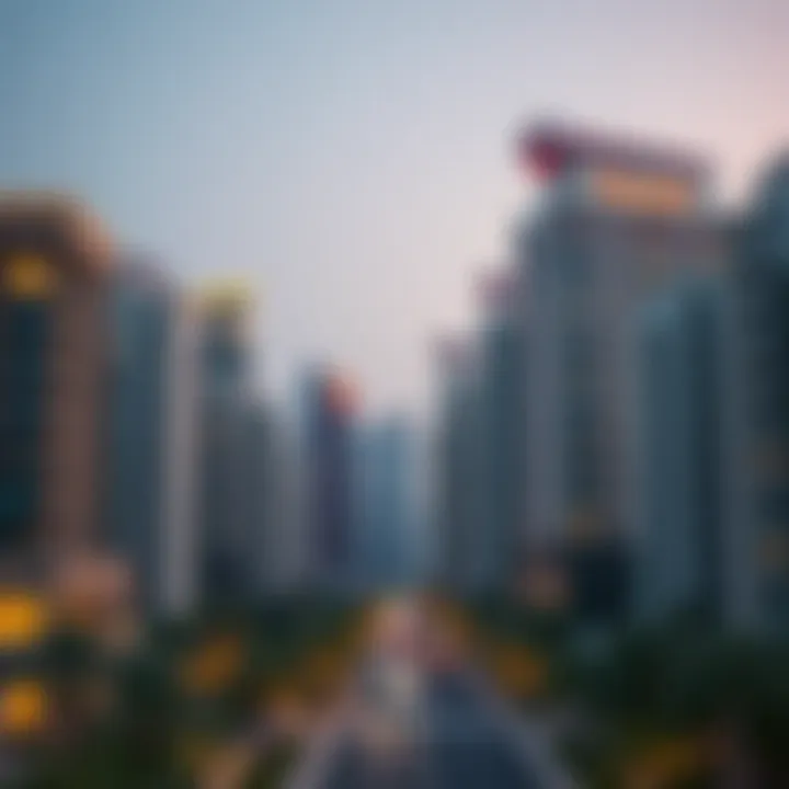 Architectural Marvels of Meydan City Stunning architectural features of residential buildings in Meydan City.
