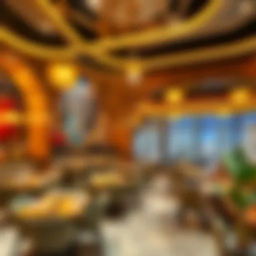 Ambiance of Sophistication Elegant interior design of the Micro City Restaurant