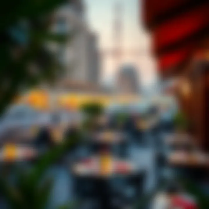 Alfresco Dining Experience Inviting outdoor seating area of the restaurant