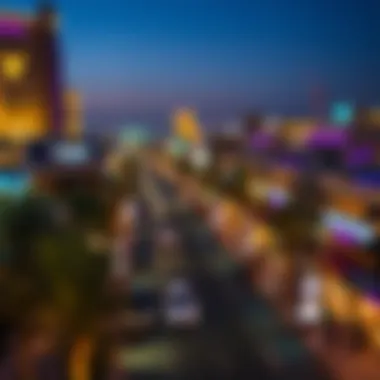 Enchanting Nightlife at Mirdif Hills Night view of Mirdif Hills with illuminated streets and vibrant lifestyle activities