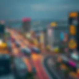 Map of bus routes to Silicon Oasis