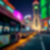 Bus route map from International City to Silicon Oasis