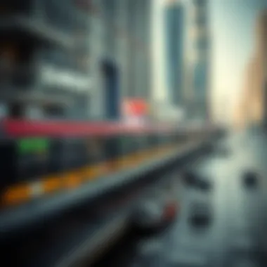 Public transport map of Dubai