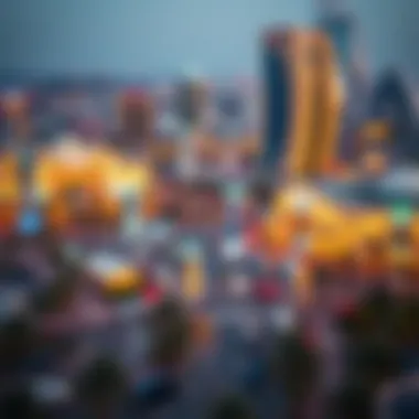 Interactive map showcasing Festival City and parking spots