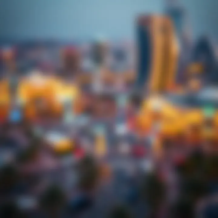 Interactive map showcasing Festival City and parking spots