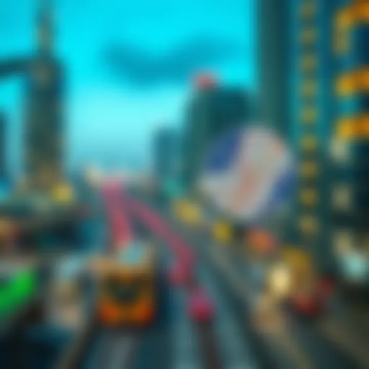 Map of metro connections in Dubai