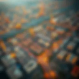 Aerial view of Ras Al Khor Industrial Area Three showcasing its expansive layout