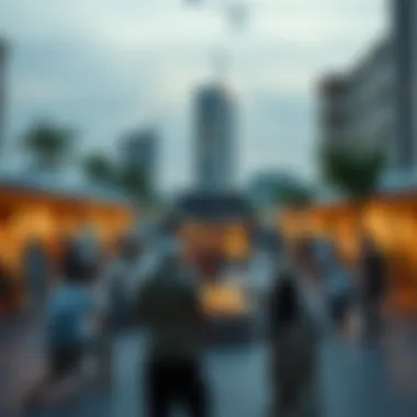 Community gathering space reflecting dynamic interactions