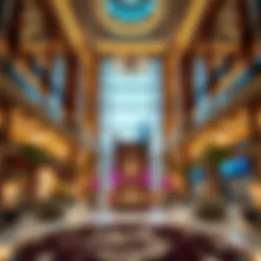 Interior lobby of Safa Tower