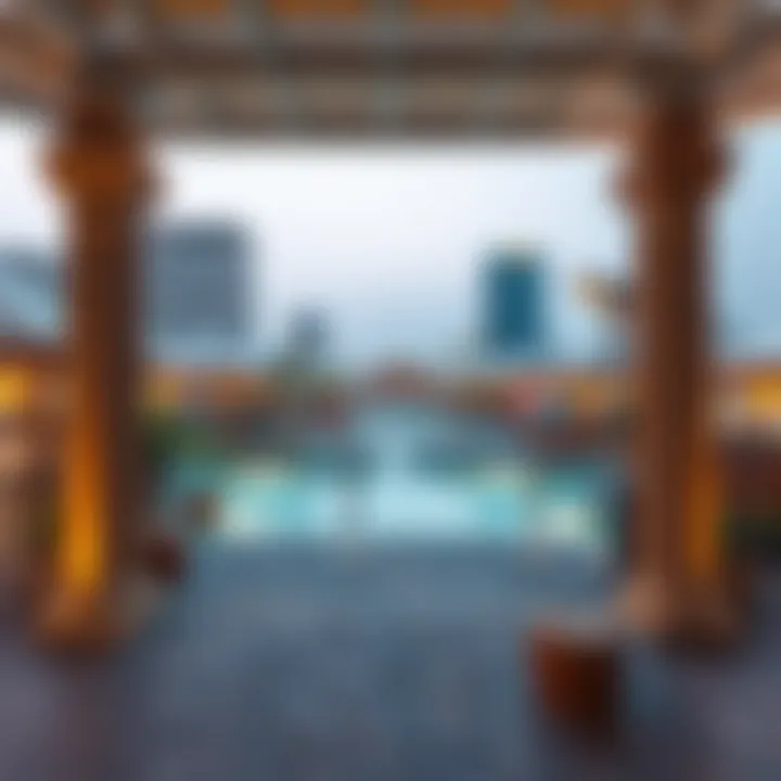 A detailed view of the recreational areas within the Salt Khawaneej Walk