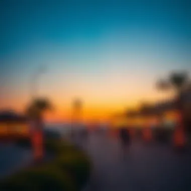 Serene Sunset View at Salt Khawaneej Walk A picturesque sunset at Salt Khawaneej Walk capturing the ambiance