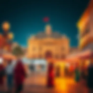 Cultural event taking place at Sheikh Ahmed Square