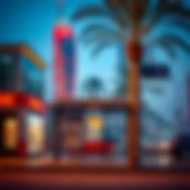 Bus stop at Silicon Oasis