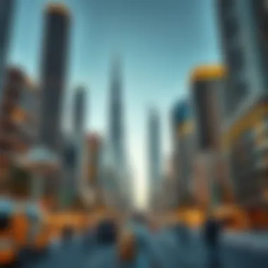 Sky Towers integrated with urban landscape promoting community interaction