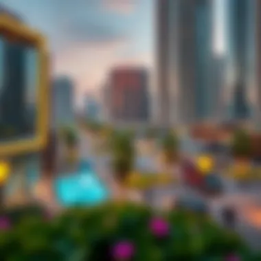 Local amenities highlighting urban lifestyle options