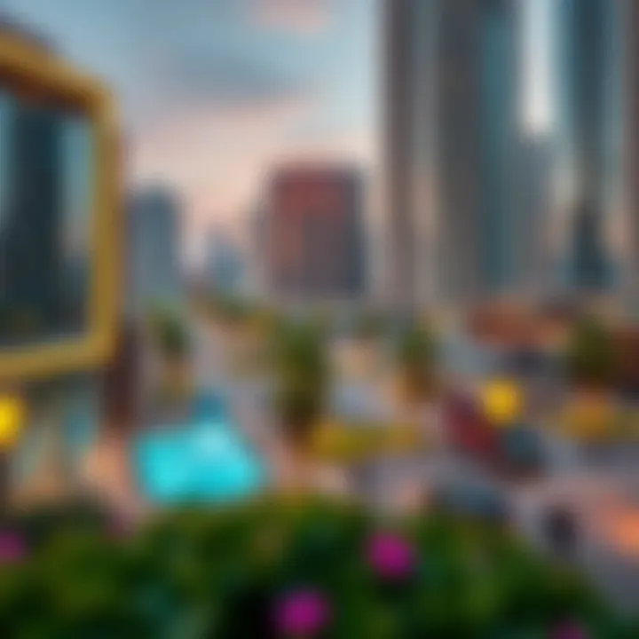 Local amenities highlighting urban lifestyle options