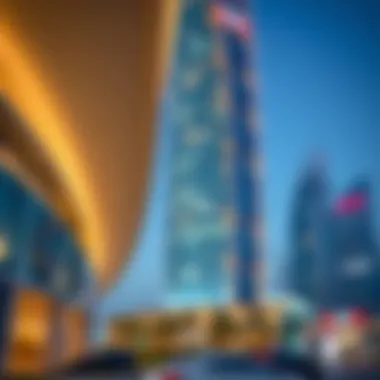 Architectural details of Sulafa Tower