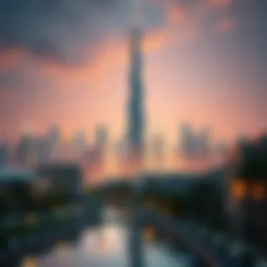 Stunning skyline view showcasing Sulafa Tower