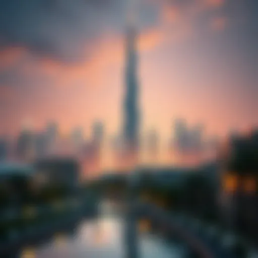 Stunning skyline view showcasing Sulafa Tower