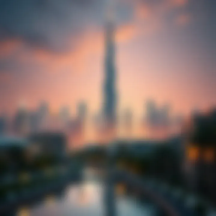 Stunning skyline view showcasing Sulafa Tower