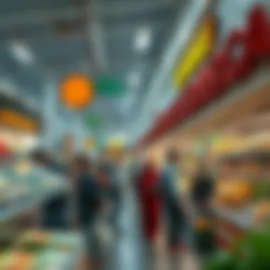 A Community Gathering Place: Connections at Sunrise Supermarket Community members interacting and socializing in the supermarket
