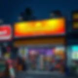 Vibrant storefront showcasing the variety of products at Sunrise Supermarket