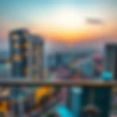 Scenic view from Sunset Apartments balcony