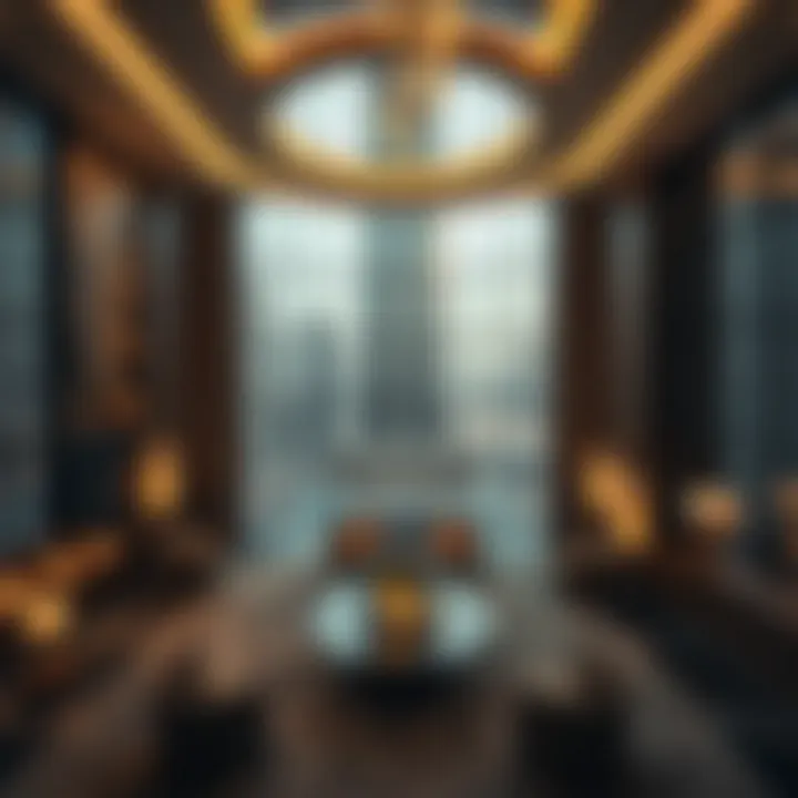 The Champion Tower's luxurious interior design