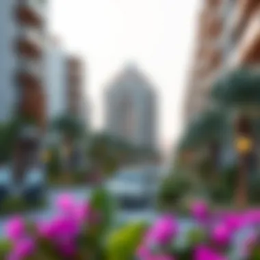 Innovative landscaping in a Dubai neighborhood