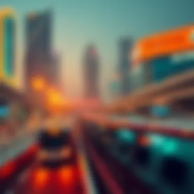 Advanced Transportation Infrastructure in Dubai Modern transportation in Dubai