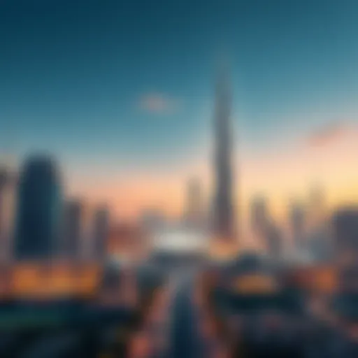 Stunning skyline of Dubai