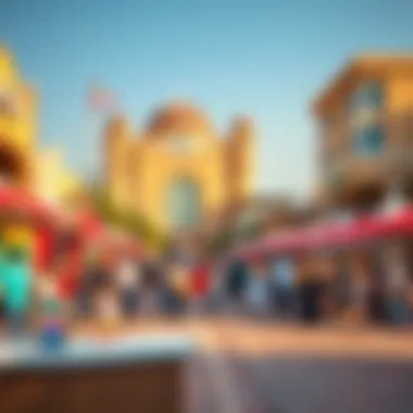 Community Event in Town Square Al Qudra Vibrant community event in Town Square Al Qudra