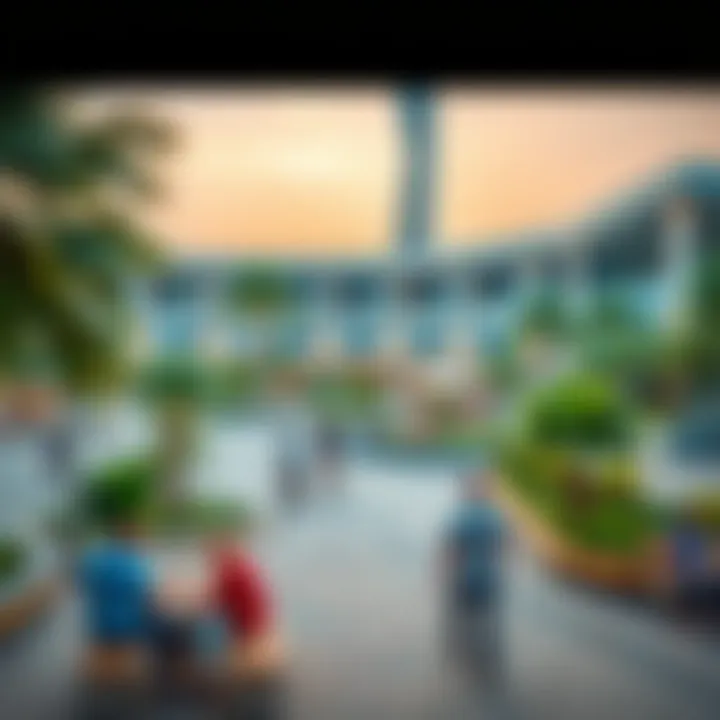 Recreational Area at Town Square Al Qudra Community gathering at Town Square Al Qudra's recreational area