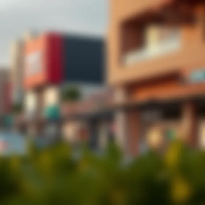 Modern Amenities in Um Ramool Modern amenities and shopping in Um Ramool neighborhood