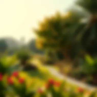 Lush Green Spaces of Umm Al Shief Lush green spaces in Umm Al Shief