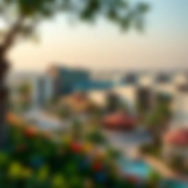 Community amenities in Silicon Oasis Community amenities in Silicon Oasis, including parks and recreational areas