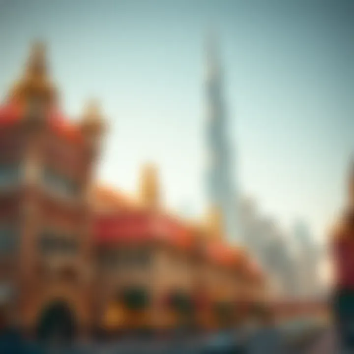 Architectural Marvels of Trade Centers A historical trade center with architectural elegance