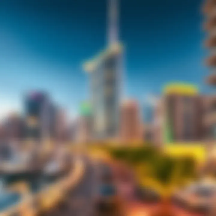 Serene Atmosphere Surrounding Vida Dubai Marina & Yacht Club Serene atmosphere at Vida Dubai Marina