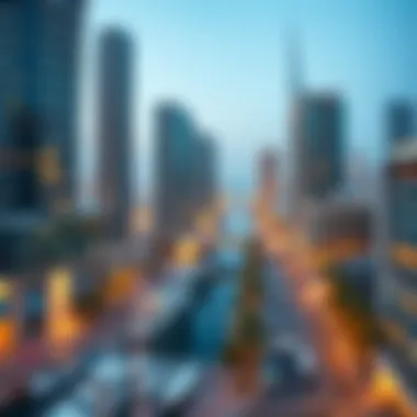 Stunning Panoramic View of Vida Dubai Marina & Yacht Club Panoramic view of Vida Dubai Marina