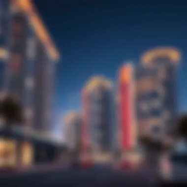 Modern residential buildings reflecting contemporary design in Viva Motor City