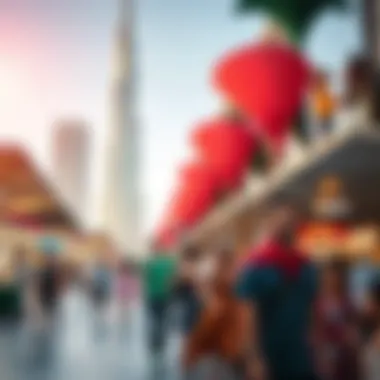 Vibrant community gathering in Wasl Crystal