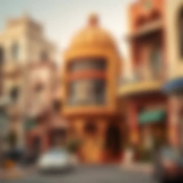 Distinctive Architecture in Wasl Karama Architectural features highlighting the unique design of Wasl Karama